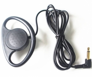누리모션(동시통역기,가이드장비 전문),소프트 싱글 이이폰 E-233 (3.5 MONO 플러그) 귀걸이형 이어폰